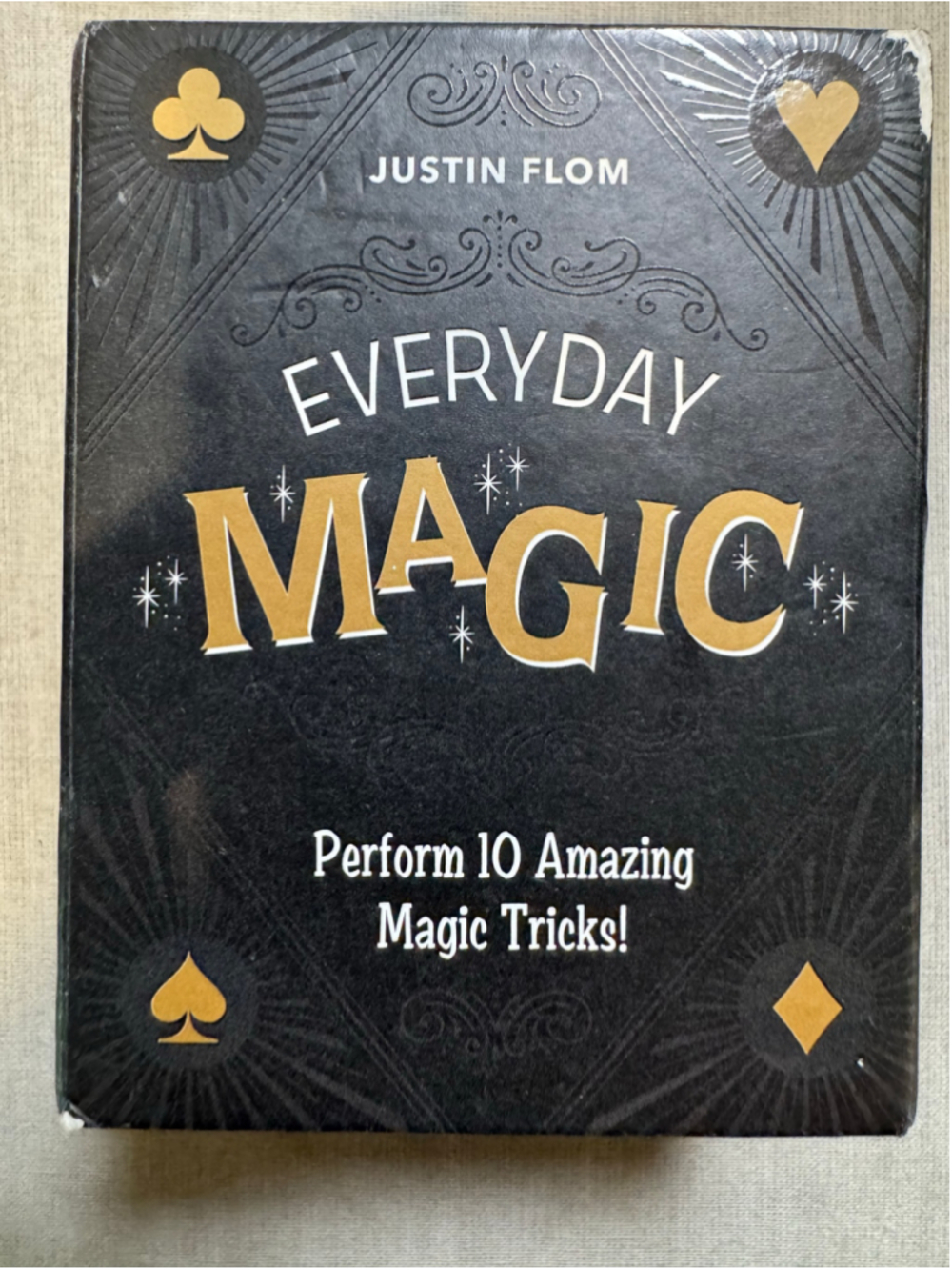 Kids Running Press Everyday Magic Trick Set One Size Black Gold